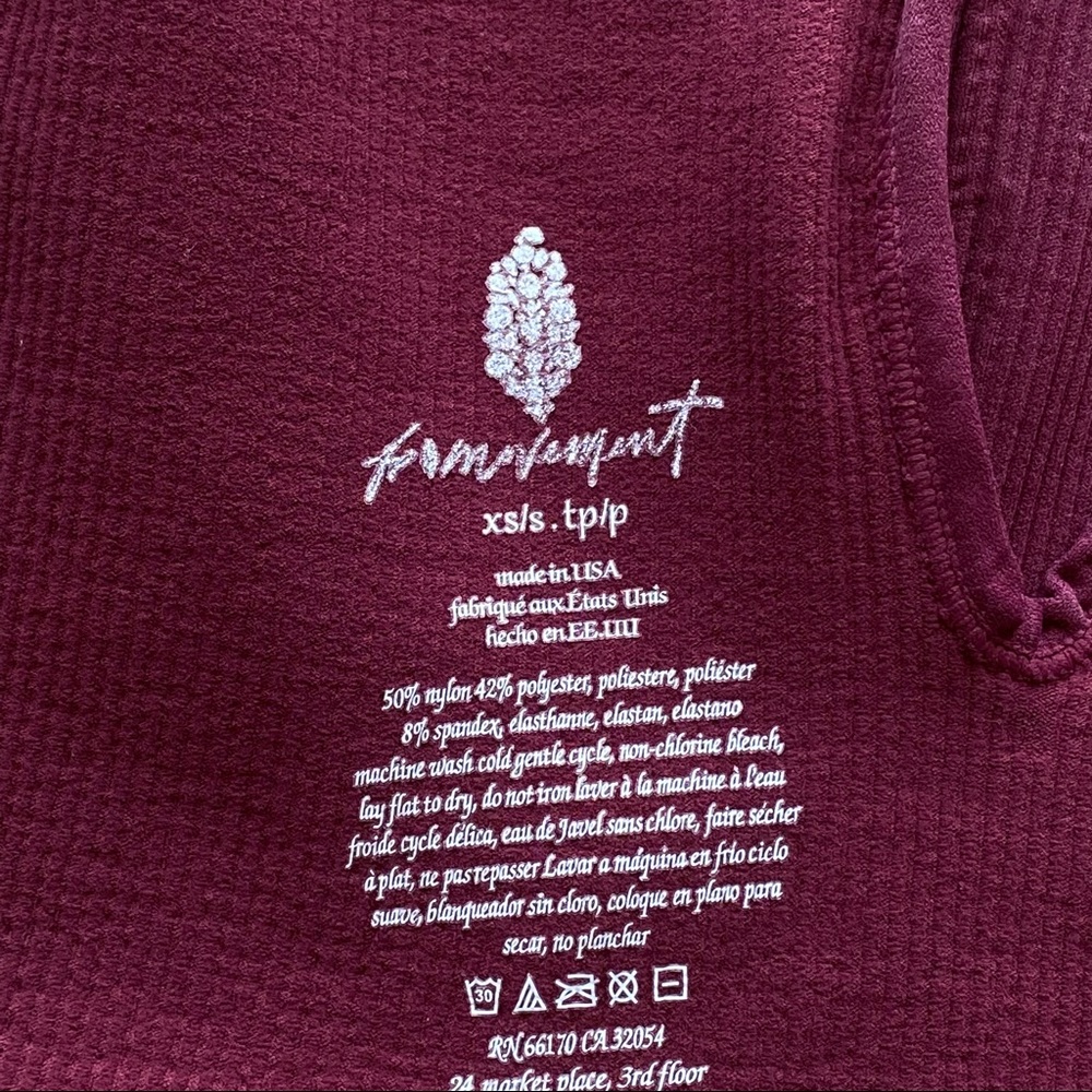 NEW Free People Happiness Runs Henley Tank - Picture 6 of 10